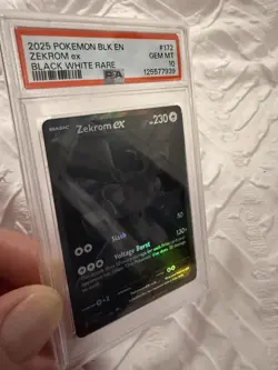 Pokemon 2025 Zekrom ex 172/086 Black White Rare Black Bolt GEM MINT PSA 10 - Image 2