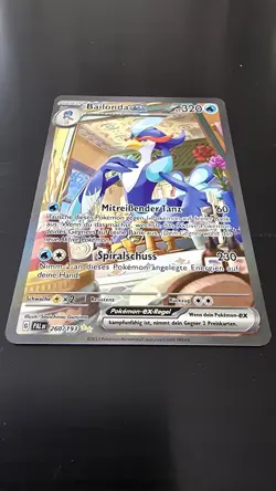 Pokemon Bailonda ex SAR | Deutsch 260/193 Entwicklungen in Paldea Boosterfrisch - Image 3