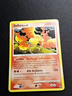 EXC NM Sulfura 10/100 Holo DP Aube Majestueuse Carte Pokemon FR - Image 1