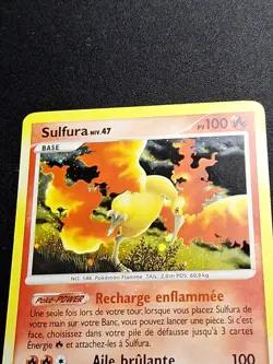 EXC NM Sulfura 10/100 Holo DP Aube Majestueuse Carte Pokemon FR - Image 4