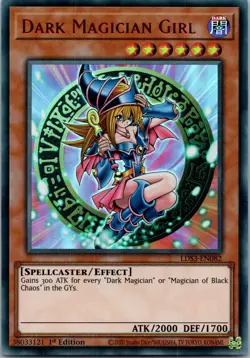 Yugioh Dark Magician Girl (Red) LDS3-EN082 1st Edition Ultra Rare NM - Image 1