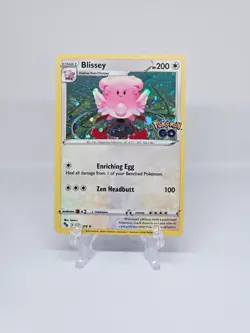 052/078 BLISSEY | RARE COSMOS HOLO | POKEMON GO POKEMON CARD - Image 1