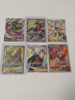 Pokemon Cramorant Illustration Rare/Cynthia's Garchomp Promo/Full Art Holo Cards - Image 1