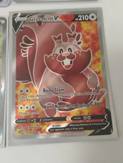 Pokemon Cramorant Illustration Rare/Cynthia's Garchomp Promo/Full Art Holo Cards - Image 2