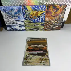 Pokemon TCG Crustle Destined Rivals Full Art Card 186/182 - Image 1