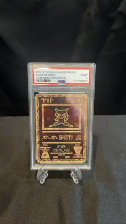 2000 Pokemon Movie Promo Ancient Mew PSA 9 Card - Image 1