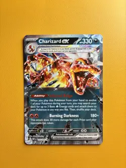 Pokemon TCG Charizard EX Holo Double Rare Card 125/197 Sv03: Obsidian Flames - Image 1