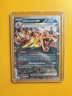 Pokemon TCG Charizard EX Holo Double Rare Card 125/197 Sv03: Obsidian Flames - Image 3