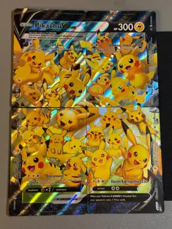 Pikachu V-Union [Set of 4] Pokemon SWSH: Sword & Shield Promo Cards Holo - Image 2