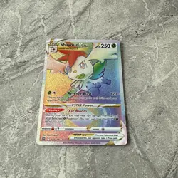 Pokemon Card Shaymin VSTAR 173/172 Rainbow Rare Brilliant Stars NM pack fresh - Image 2