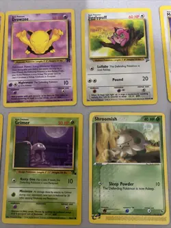 Pokemon Trading Cards Lot of 27 Holographic Aggron Beedrill Seviper Ungraded - Image 3