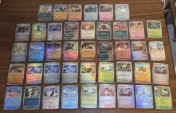 POKEMON TCG Lot Of 42 Black & White/ Prismatic POKE BALL Reverse Holo Cards - Image 1