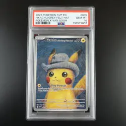 PSA 10 Pikachu with Grey Felt Hat SVP 085 Pokemon Van Gogh Graded Card - Image 1