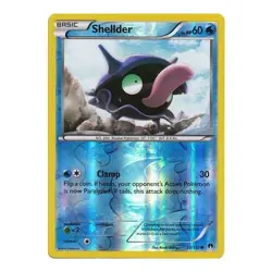 POKEMON CARD SHELLDER REVERSE HOLO 23/122 NO 090 BIVALVE POKEMON TCG CCG - Image 1