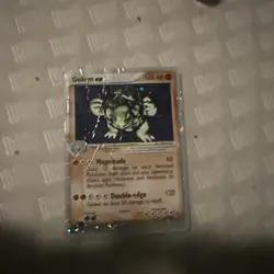 Pokemon Golem EX Dragon 91/97 Damage Card - Image 1
