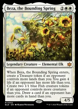 1x Beza, the Bounding Spring Light Play MTG Magic - Kid Icarus - - Image 1