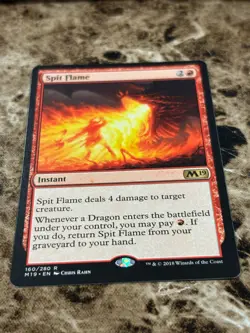 SPIT FLAME Magic MTG M19 Core Set - Image 1