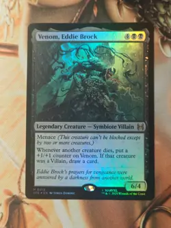 Venom, Eddie Brock - Marvel's Spider-Man: Eternal-Legal (SPE) -foil -nm - Image 1