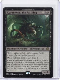 Karumonix, the Rat King 98/271 Phyrexia All Will Be One MTG LP - Image 1