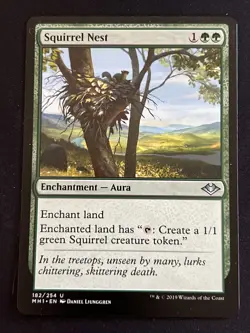 1x Squirrel Nest (182) Modern Horizons LP MTG Magic the Gathering x1 MKE - Image 1