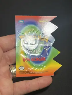 Topps Pokemon Series 3 Die Cut Gengar Blue Label #94 EV06 of 12 - Image 5