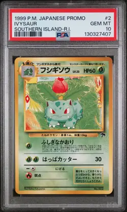 Ivysaur 2 Southern Island-r.i. Promo Southern Islands Pokemon Japanese PSA 10 - Image 1