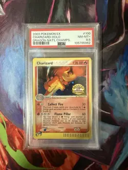 PSA 8.5 Charizard Ex Dragon Holo National Championship 100/97 - Pokemon TCG - Image 1