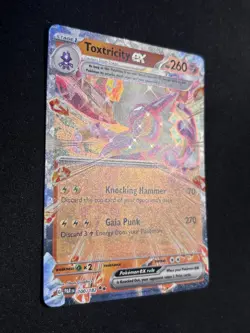 Toxtricity EX 100/182 S&V Paradox Rift Double Rare Tera Holo Pokemon TCG - NM - Image 2
