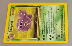 Smogmog #45/62 1.Edition Uncom. Karte A Fossil 2000 Pokemon Deutsch Mint Vintage - Image 2