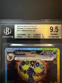Pokemon Umbreon ex Pris Ev SIR 161/131 BGS 9.5 GEM MINT (Surface 10!) Not PSA 10 - Image 3