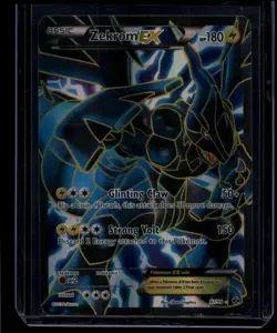 Pokemon TCG Zekrom ex 97/99 Next Destinies Full Art Ultra Rare DMG - Image 1