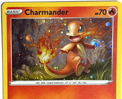 'Magic Hand and Tail' SWIRLS! Pokemon TCG Charmander SWSH092 Promo Double Swirls - Image 1