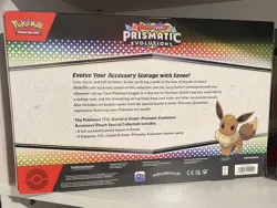 Pokemon Prismatic Evolutions Accessory Pouch Special Collection New Sealed - Image 2
