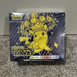 Pokemon TCG Scarlet & Violet Surging Sparks Elite Trainer Box ETB NEW SEALED NIB - Image 1