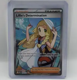 Pokemon TCG Lillie’s Determination Full Art Mega Evolutions 169/132 NM CONTENDER - Image 1