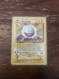 Pokemon TCG Electrode 21/102 Base Set Rare Unlimited Lightly Played Vintage WOTC - Image 1