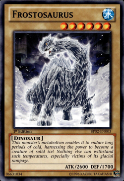 Frostosaurus - Black Rare 1st Edition BP02-EN003 - NM - YuGiOh - Image 1