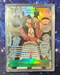 Mihawk OP14-119 SEC Manga Alt Art The Azure Sea's Seven ONE PIECE Card ENGLISH - Image 1