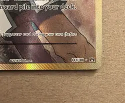Pokemon TCG Brock's Grit Full Art Card 107/108 XY Evolutions - Image 2