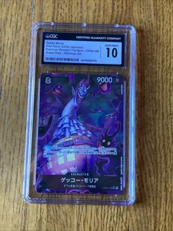 Gecko Moria OP06-086 Alt Art Premium The Best One Piece Card Graded 10 CGC Japan - Image 1