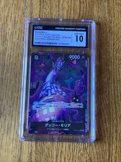 Gecko Moria OP06-086 Alt Art Premium The Best One Piece Card Graded 10 CGC Japan - Image 2