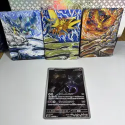 Pokemon TCG Mewtwo 183/165 AR Full Art Rare Holo Card SV2a 151 Japanese - Image 1