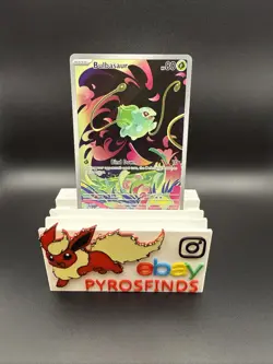 Bulbasaur 133/132 Mega Evolution NM Pokemon Card TCG Super Clean And Centered - Image 1