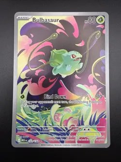 Bulbasaur 133/132 Mega Evolution NM Pokemon Card TCG Super Clean And Centered - Image 3