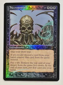 MTG NECROPOTENCE (FOIL) Deckmasters (OldManMTG 003-168) - Image 1
