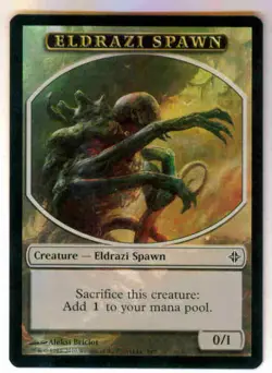 Token - Eldrazi Spawn (A) X4 (Rise of the Eldrazi (2010)) MTG (NM) *CCGHouse* Ma - Image 1