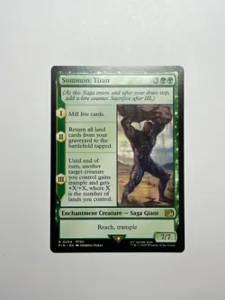 Summon: Titan FIN 204 Rare Final Fantasy - Image 1