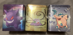 Pokemon TCG: Stacking Tin 2024 Q1 Bundle of 3: Psychic , Dragon, Metal SEALED - Image 1