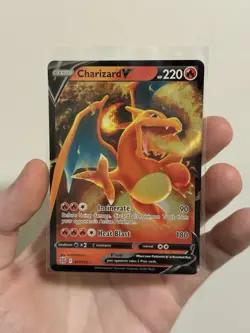 Charizard V 017/172 Brilliant Stars Ultra Rare Pokemon 2022 NM+ - Image 1