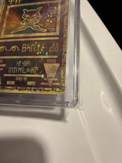 CGC Grade 8 Ancient Mew Pokemon 2000 Movie Promo Holo With Multiple SWIRLS! - Image 2